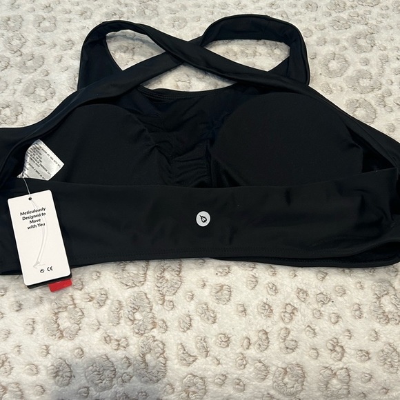 NWT Baleaf Size 40 Swimsuit Top Classic Black - Picture 3 of 7